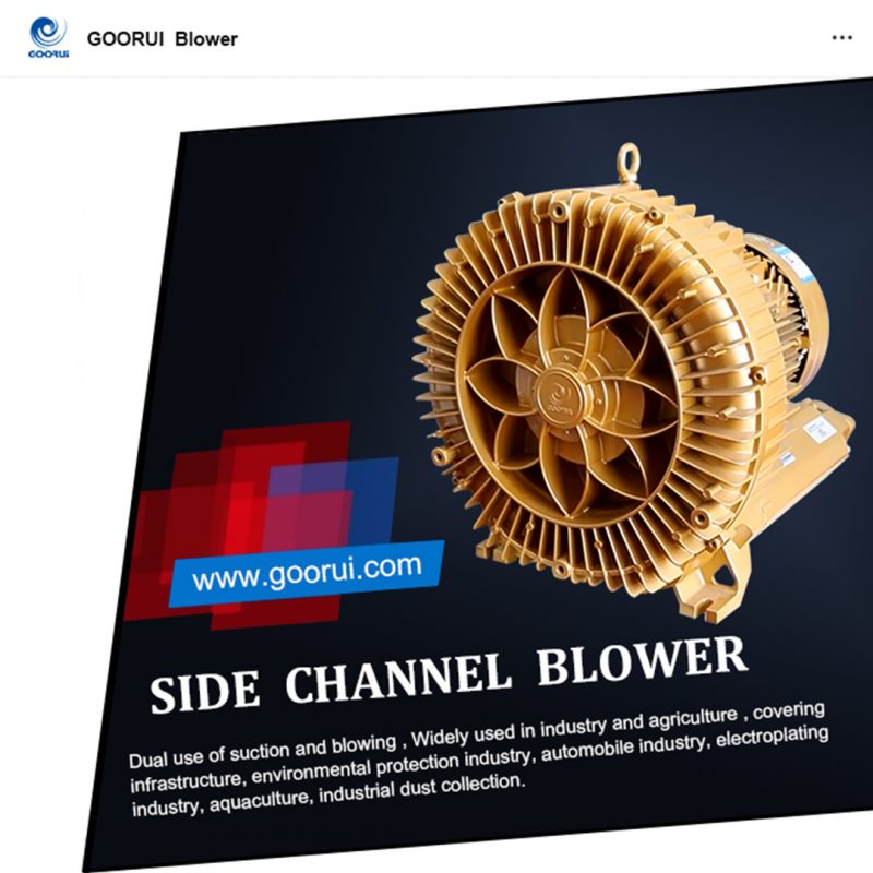 Best Ring Blower, Side Channel Blower, Regenerative Blower丨Goorui
